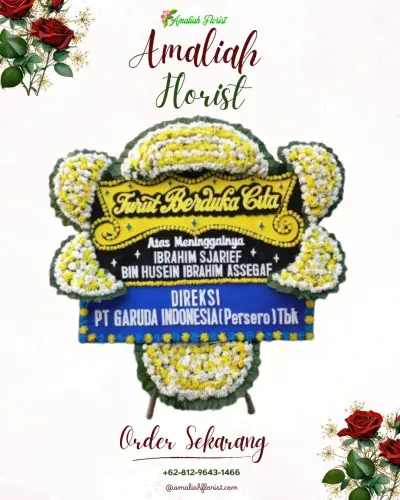Papan Bunga Duka di Ciandam