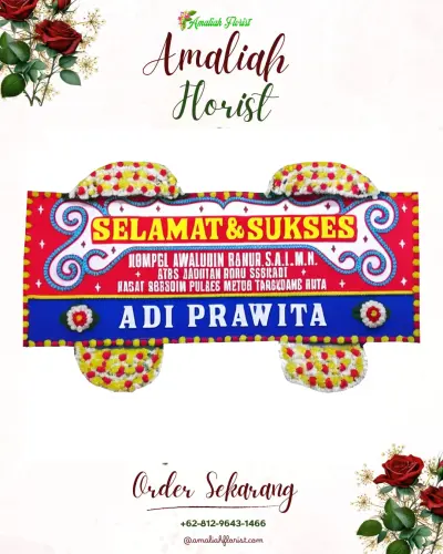 Karangan Bunga Ucapan Selamat di Ciandam